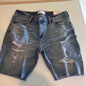 Abercrombie jean shorts 33